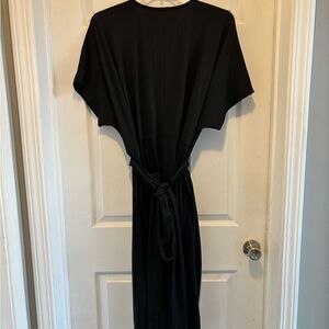 Pinup Fashion Plus Size Dress Short Sleeve Tie versatile Knee Dress 22W